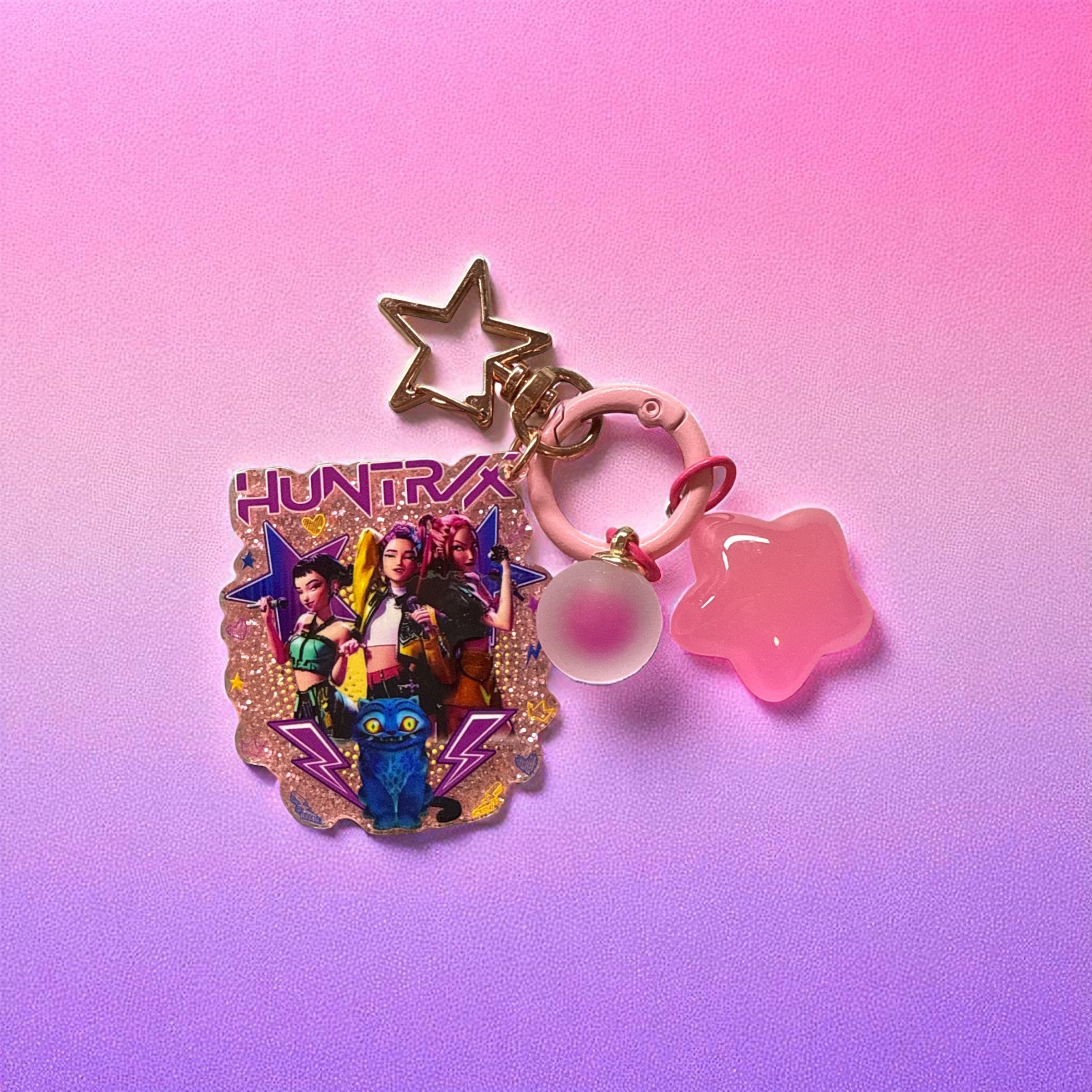 HUNTRIX-Glitter Keychain